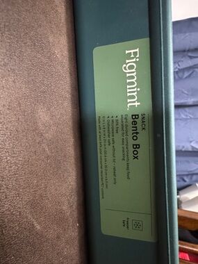 Figmint Green Bento Box Snack Container by Figmint